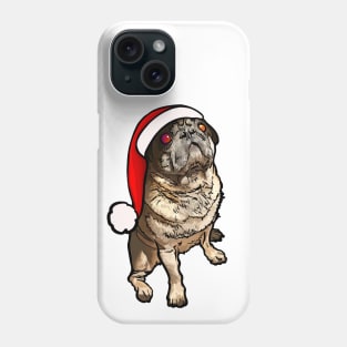 Christmas Pug Phone Case