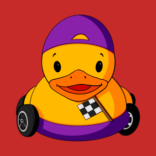 Car Racing Rubber Duck T-Shirt