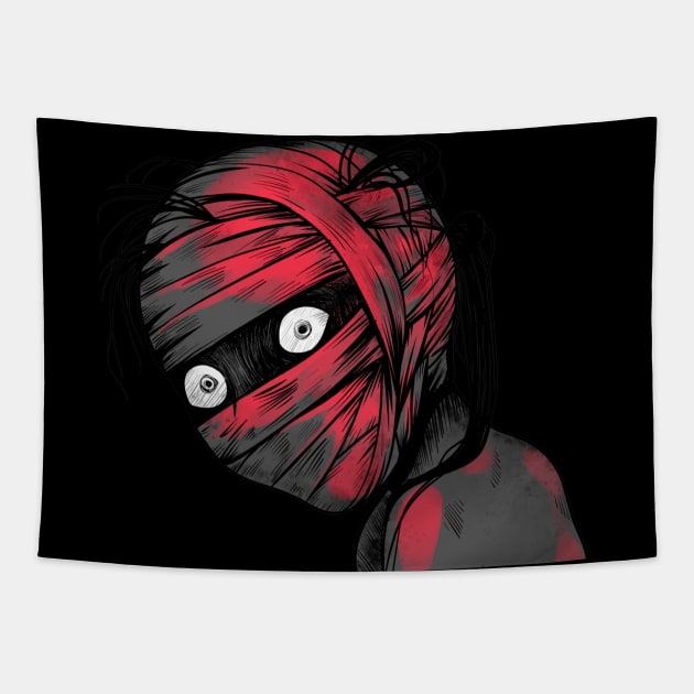 Mummy Zombie Tapestry by Red Rov