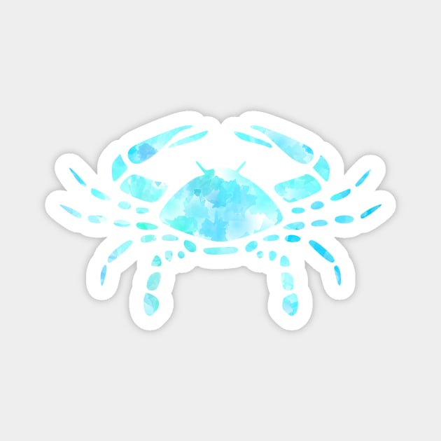 Crab Watercolor Magnet by Shrenk