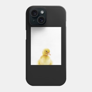 Baby Duck, Nursery, Animal, Kids room, Modern art, Wall decor Phone Case