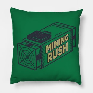 Cryptocurrency Miner Pillow