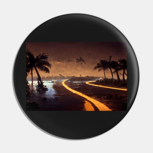 Broken Road To Fantasy Island / Abstract And Surreal Unwind Art Pin by Unwind-Art-Work