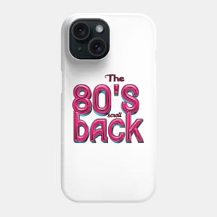 80's back Phone Case