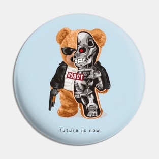 HUMANOID TEDDY Pin