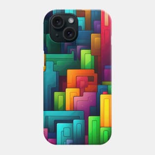 Pixel Art Repeating Pattern Phone Case