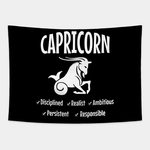 Capricorn best sign Tapestry by cypryanus