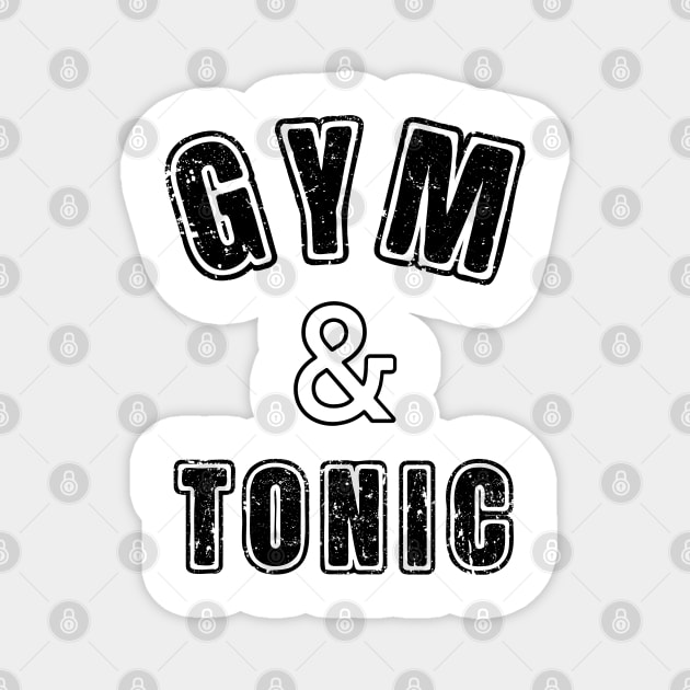 Gym and Tonic Magnet by Myartstor 