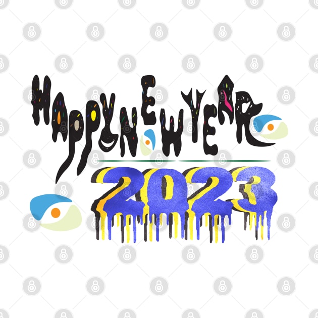 2023 Happy New Year Shirt. by Rocky King