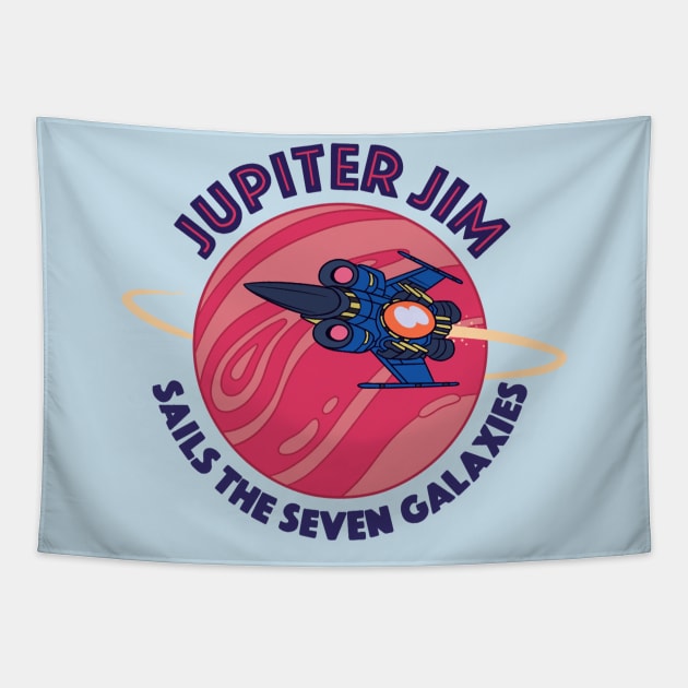 Jupiter Jim Sail The Seven Galaxies Tapestry by anitasafonova