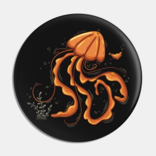 Sea jellyfish Pin