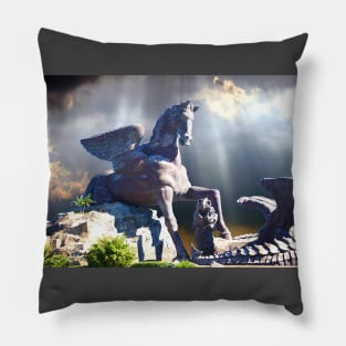 Slaying the Dragon Pillow