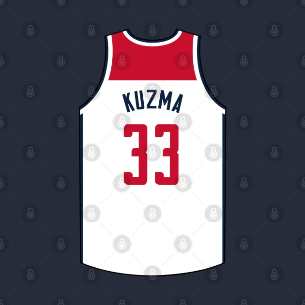 Kyle Kuzma Washington Jersey Qiangy by qiangdade