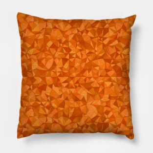 Abstract pattern orange Pillow