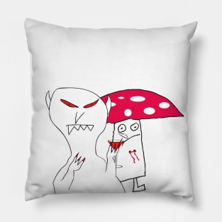 vampire bite amanita muscaria Pillow