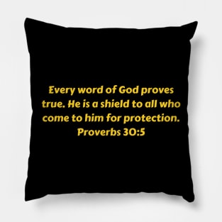 Bible Verse Proverbs 30:5 Pillow