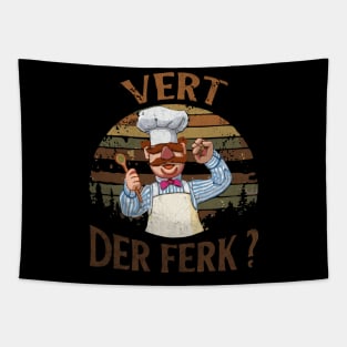 the swedish chef - vert der ferk Tapestry
