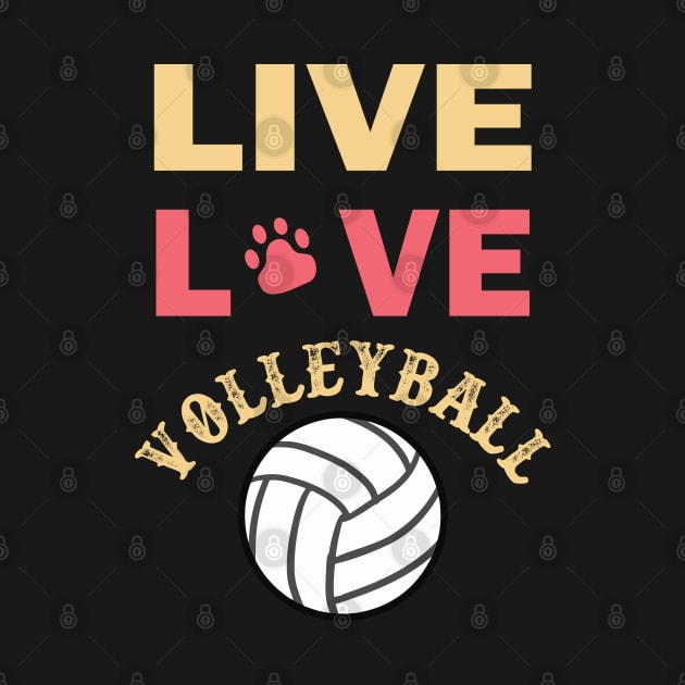 live love volleyball by busines_night