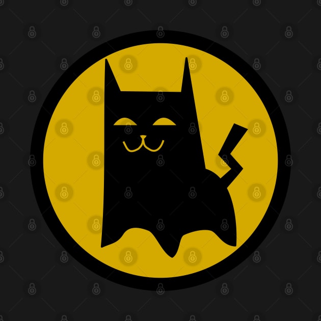 Cute Batcat Symbol | Shadow | Kitten | Kitty Cartoon by DepicSpirit