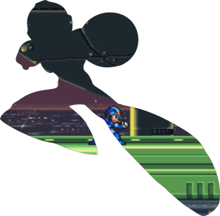 Mega Man X - background cutout v.2 Magnet