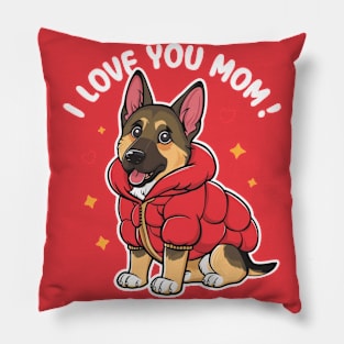 HAPPY MOTHER'S DAY. German Shepherd LOVERS Pillow