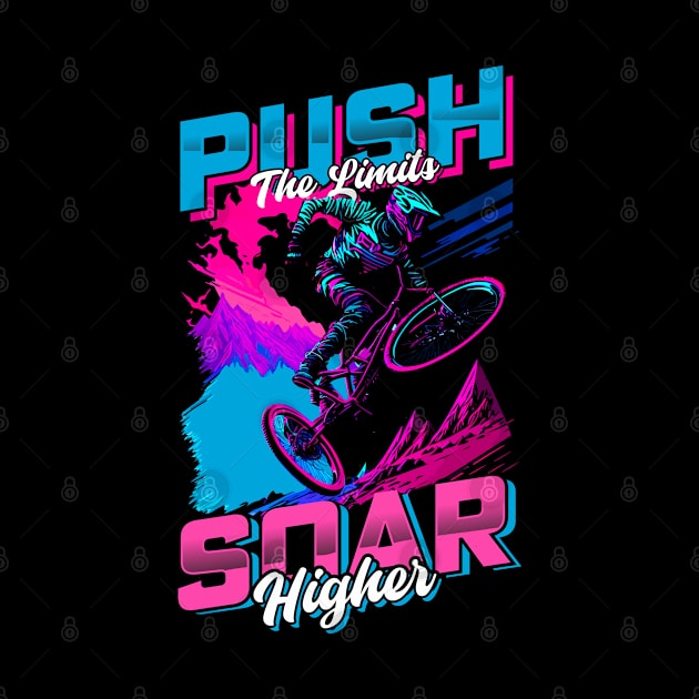 Push The Limits soar higher | BMX by T-shirt US