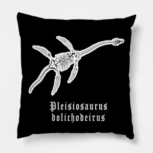 🦖 Fossil Skeleton of a Plesiosaurus dolichodeirus Dinosaur Pillow