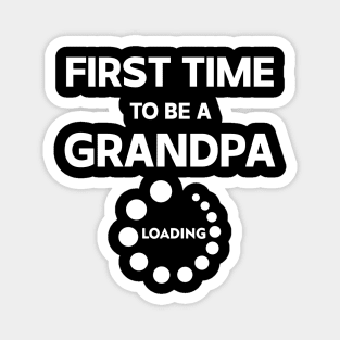 First Time Grandpa New Grandfather Magnet