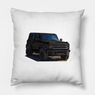 2021 Carbonized Gray Ford Bronco 2 Door Pillow