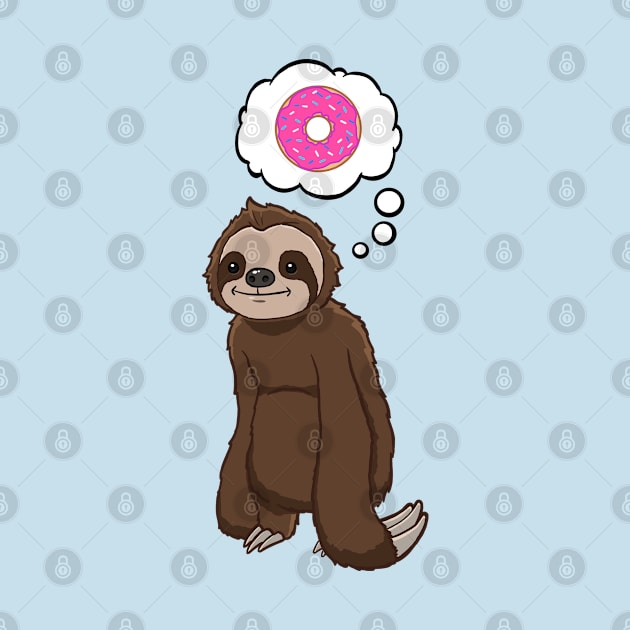 Sloth Pink Donut by jonmlam