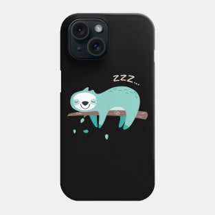 Sleeping Lazy Sloth Phone Case