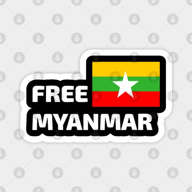 Free Myanmar Magnet by Aisiiyan