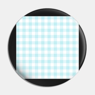 Teal Gingham Pin