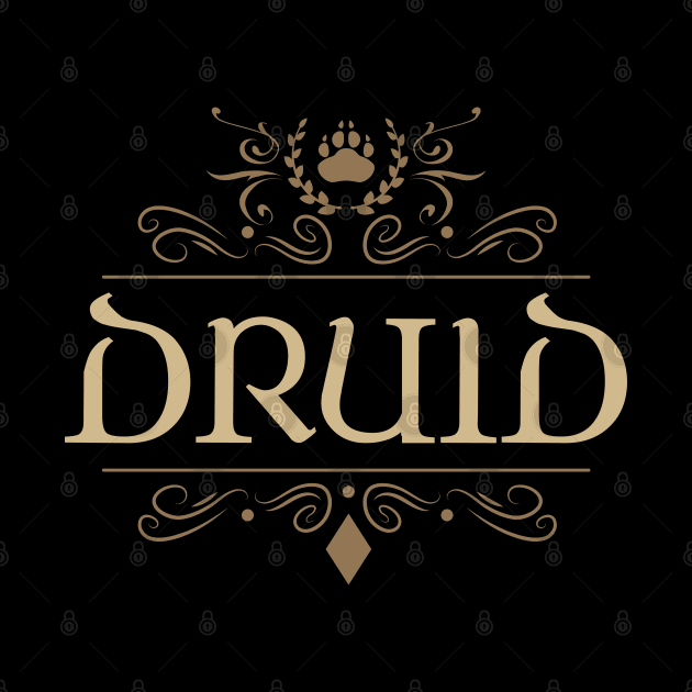 Druid Character Class Tabletop RPG by dungeonarsenal