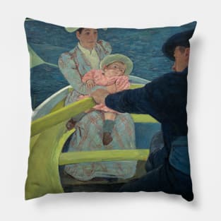 The Boating Party by Mary Cassatt Pillow