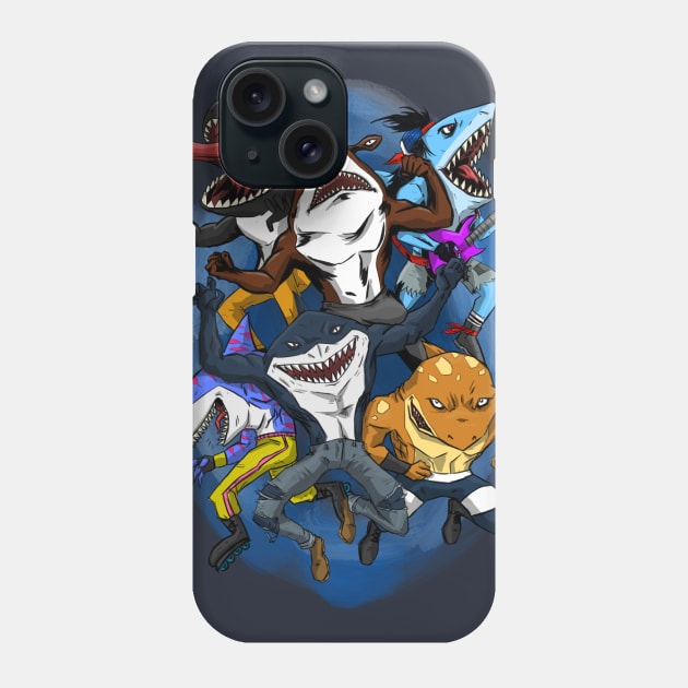 Shark attack! Phone Case by BRed_BT