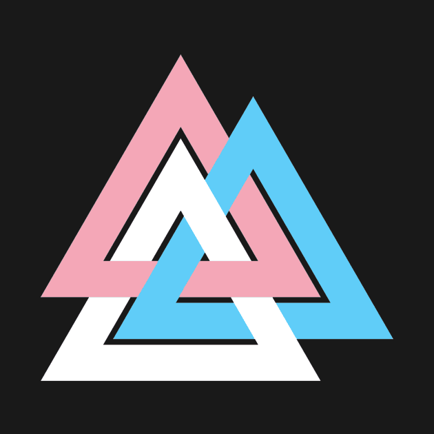 Transgender Pride Interlocking Triangles by VernenInk