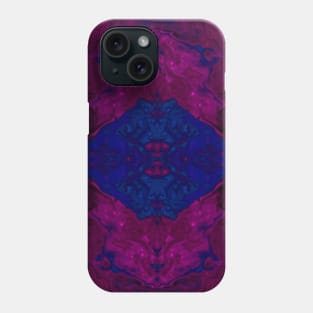 Pink/Blue Ink Blot Phone Case