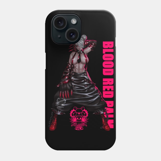 Blood Red Palm Phone Case by Pan_Ren_Wei