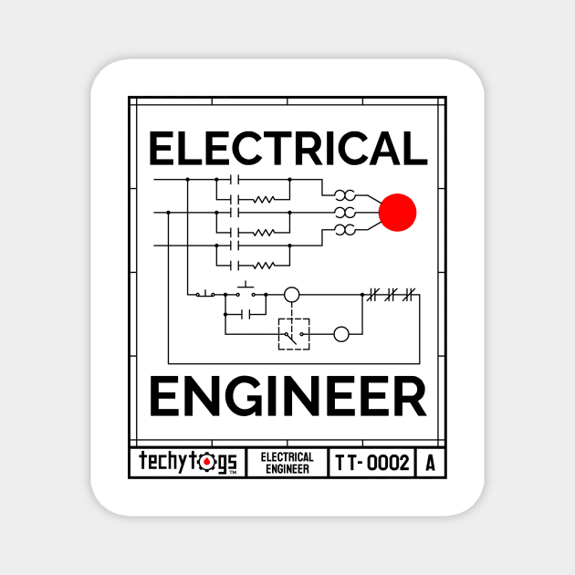 Electrical Engineer Magnet by techy-togs