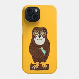 Portland Oregon Studious Owl Books Phone Case