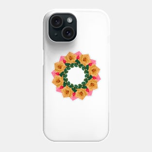 Rose wreath Phone Case