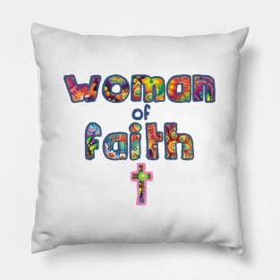 Woman of Faith - Christian Pillow