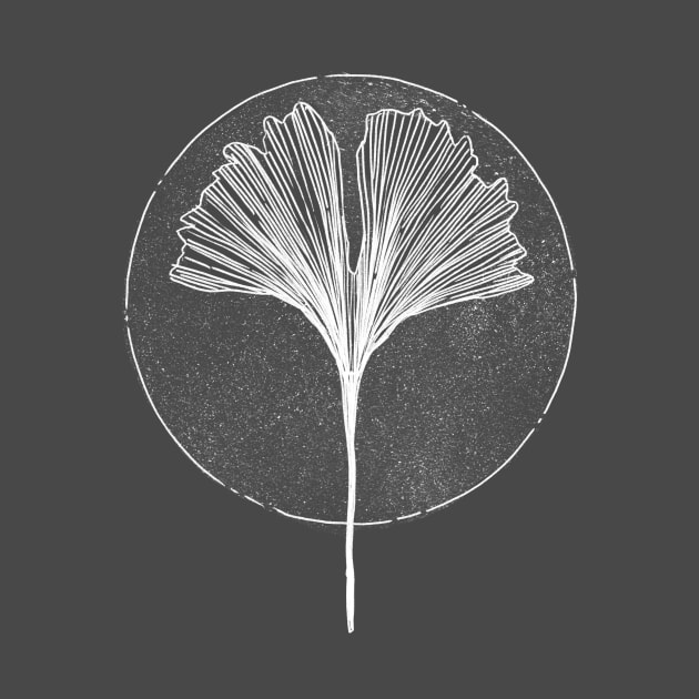 Wabi Sabi Ginkgo Leaf by WorkTheAngle