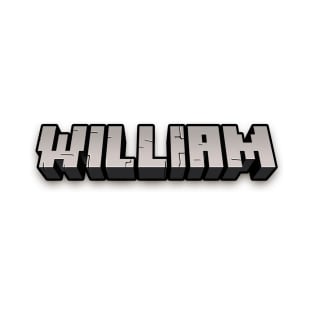 William - Custom Minecraft Nametag T-Shirt