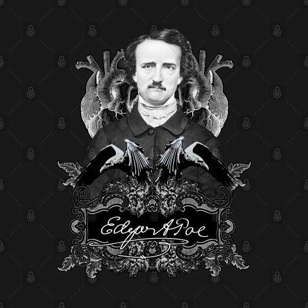 Edgar Allan Poe by Hiraeth Tees