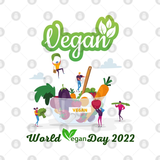 "I'm So fresh" Vegan day 2022 by HJDesign