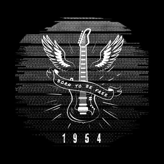 Born to be free 1954 - rock and roll design by Stoiceveryday
