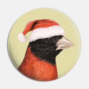 Red siskin Pin