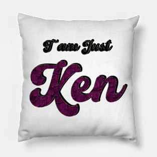 ken Design On tshirt Pillow